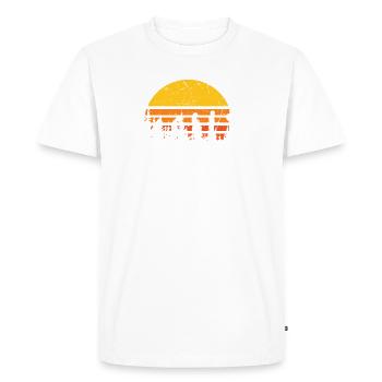 Sport de tir Evolution | Sport de fusil de tireurs d'élite - T-shirt Premium bio Homme - blanc - Devant - Nico (187cm)