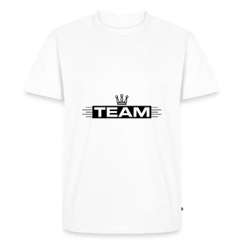 L’équipe Krone - T-shirt Premium bio Homme - blanc - Devant - Nico (187cm)