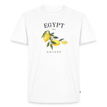 Égypte - Afrique - Le Caire - Souvenir - Cadeau - T-shirt Premium bio Homme - blanc - Devant - Nico (187cm)