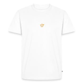 Beau-papa tu m'as rendue la vie Meilleure CADEAU - T-shirt Premium bio Homme - blanc - Devant - Nico (187cm)