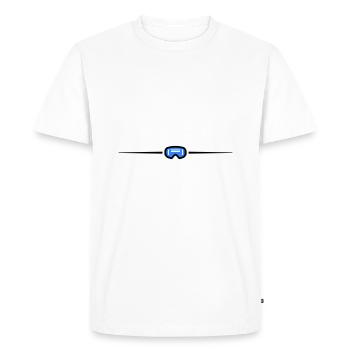 Lunettes de ski Icon Line - T-shirt Premium bio Homme - blanc - Devant - Nico (187cm)