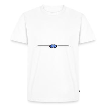 Lunettes de ski Symbol Element Ski - T-shirt Premium bio Homme - blanc - Devant - Nico (187cm)