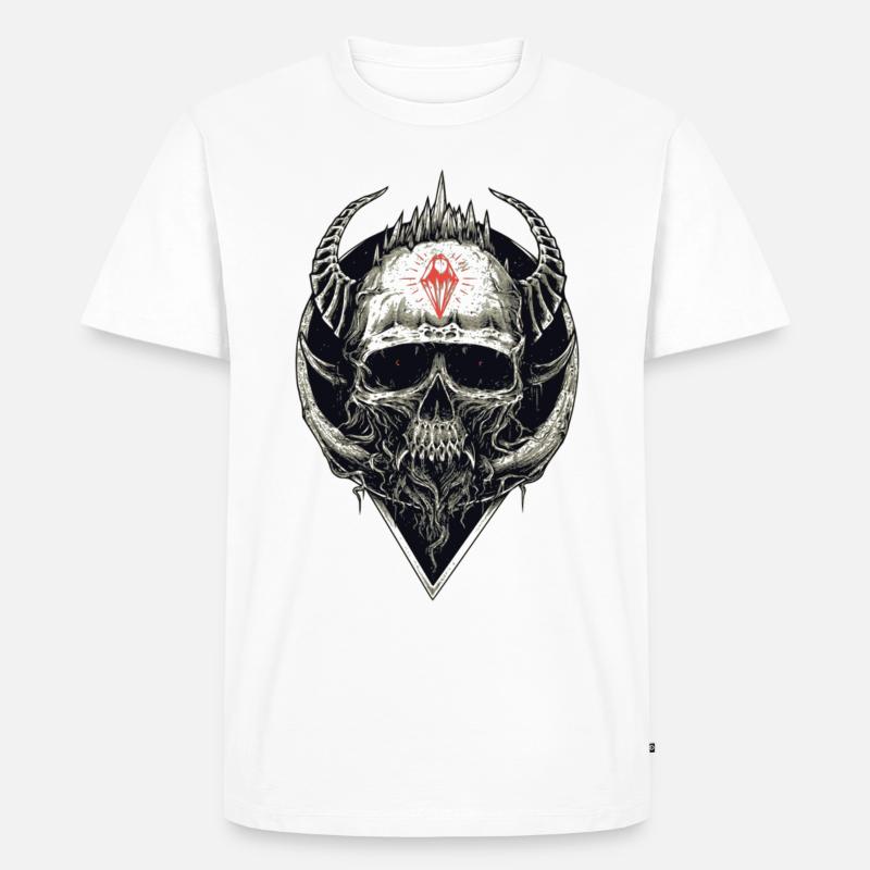 ROCK COLLECTION 2017 - Männer Premium Bio T-Shirt - Weiß