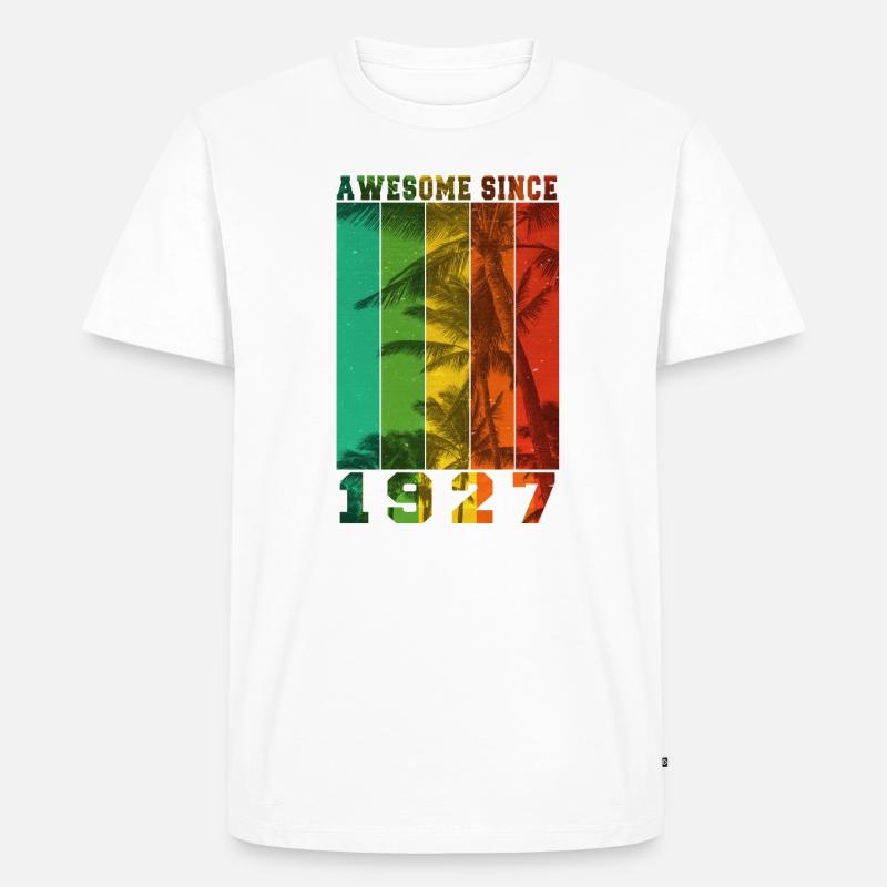 Großartig seit 1927 - Männer Premium Bio T-Shirt - Weiß