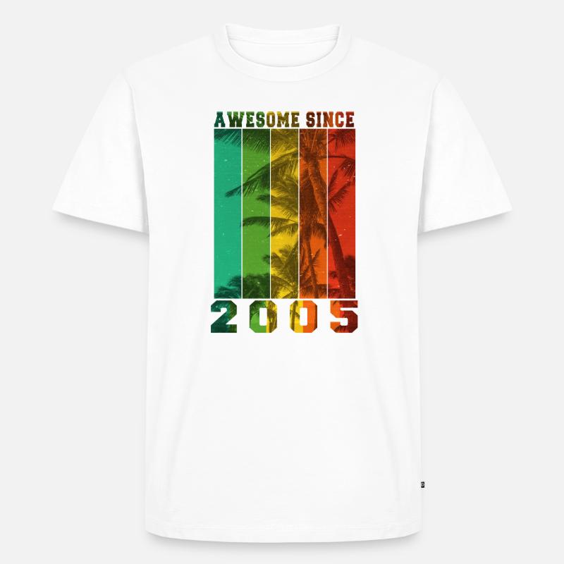 Großartig seit 2005 - Männer Premium Bio T-Shirt - Weiß