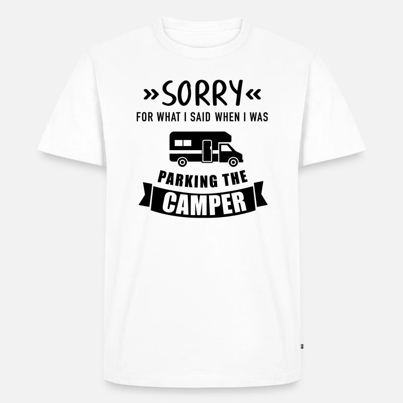 Wohnmobil - Männer Premium Bio T-Shirt - Weiß
