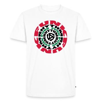 Funk Rythme Funk Funk Rythme - T-shirt Premium bio Homme - blanc - Devant - Nico (187cm)