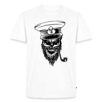 marin - T-shirt Premium bio Homme - blanc - Devant - Nico (187cm)