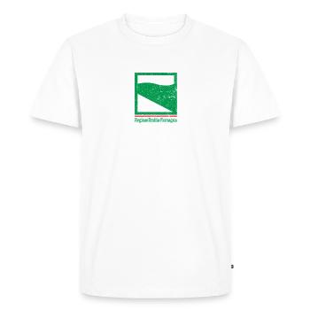 Drapeau de l’Émilie-Romagne Italie drapeau paix Vintage - T-shirt Premium bio Homme - blanc - Devant - Nico (187cm)