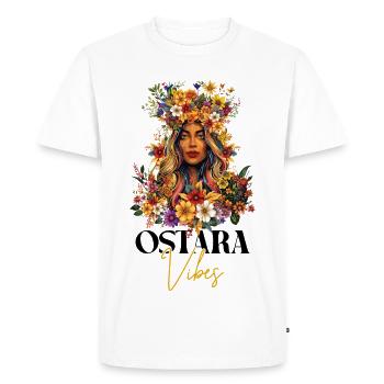 Ostara Vibes Happy Easter Ostara Goddess - Men's Premium Organic T-Shirt - white - Front - Nico (187cm)