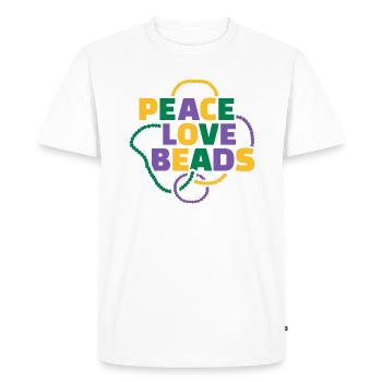 Mardi Gras - T-shirt Premium bio Homme - blanc - Devant - Nico (187cm)