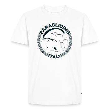 Parapente Italie - T-shirt Premium bio Homme - blanc - Devant - Nico (187cm)