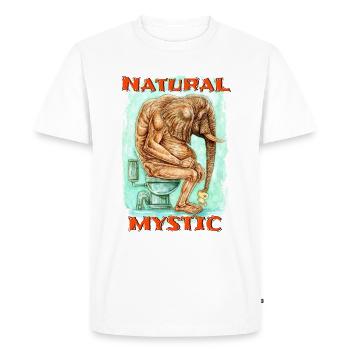 NATURAL MYSTIC - Men's Premium Organic T-Shirt - white - Front - Nico (187cm)
