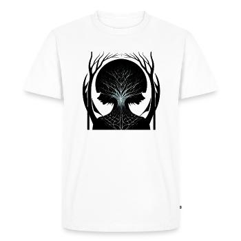tree of life, tree,abstract,woman,branches - Men's Premium Organic T-Shirt - white - Front - Nico (187cm)