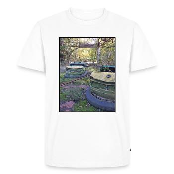 Chernobyl Parc d’attractions Cartoon - T-shirt Premium bio Homme - blanc - Devant - Nico (187cm)