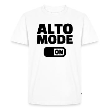 Choir - Men's Premium Organic T-Shirt - white - Front - Nico (187cm)