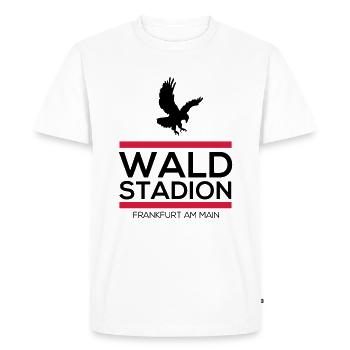 Francfort Waldstadion - T-shirt Premium bio Homme - blanc - Devant - Nico (187cm)