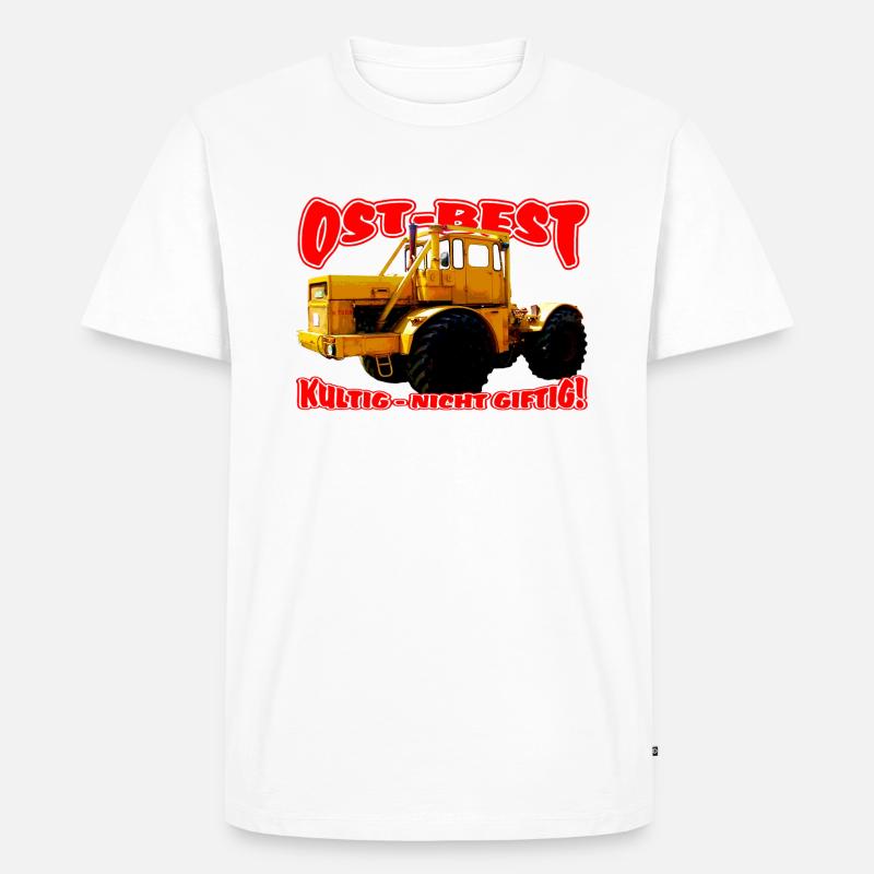 Kirovets K-700 Traktor - Männer Premium Bio T-Shirt - Weiß