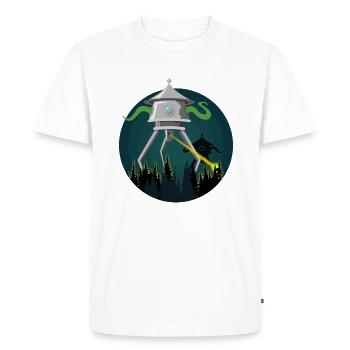 Aliens - La Guerre des Mondes - H. G. Wells - T-shirt Premium bio Homme - blanc - Devant - Nico (187cm)