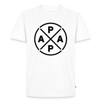 Dad - Men's Premium Organic T-Shirt - white - Front - Nico (187cm)