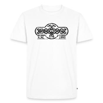 Dragon celtic - T-shirt Premium bio Homme - blanc - Devant - Nico (187cm)