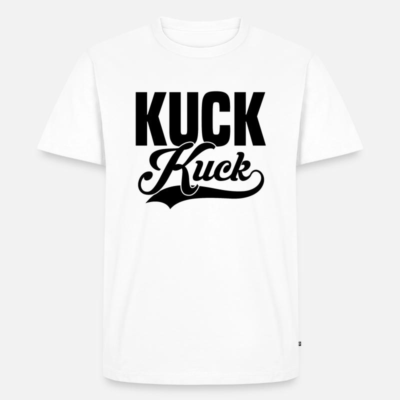 Coucou coucou noir - T-shirt Premium bio Homme - blanc