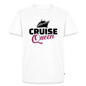 Croisière - T-shirt Premium bio Homme - blanc - Devant - Nico (187cm)