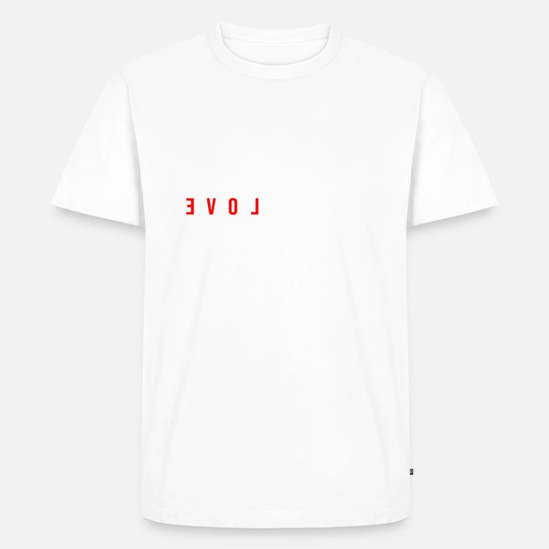 Tauchen LOVE Evolution als Geschenk - Männer Premium Bio T-Shirt - Weiß