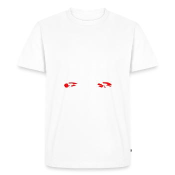 Disc jockey - Men's Premium Organic T-Shirt - white - Front - Nico (187cm)