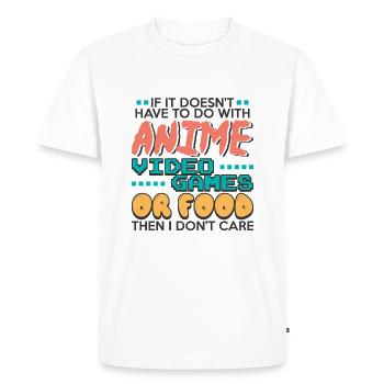 Dessins animés Otaku Dessin animé Illustration - T-shirt Premium bio Homme - blanc - Devant - Nico (187cm)