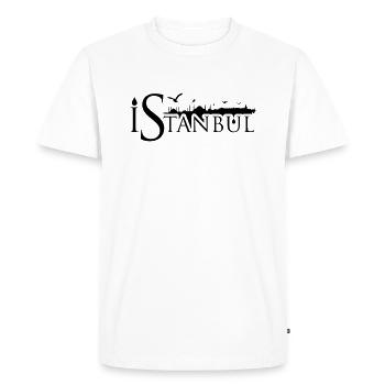 istanbul - T-shirt Premium bio Homme - blanc - Devant - Nico (187cm)