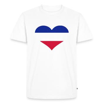 Netherlands - Men's Premium Organic T-Shirt - white - Front - Nico (187cm)