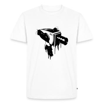Old camera - Men's Premium Organic T-Shirt - white - Front - Nico (187cm)