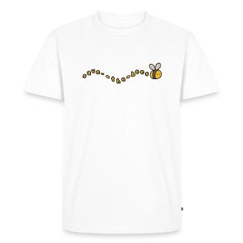Sauvons les abeilles - T-shirt Premium bio Homme - blanc - Devant - Nico (187cm)