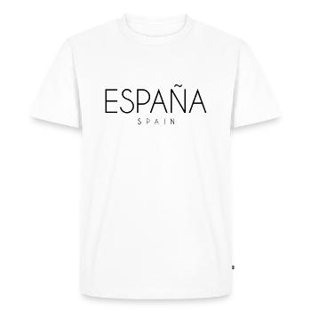 Espana Spain Spain - T-shirt Premium bio Homme - blanc - Devant - Nico (187cm)