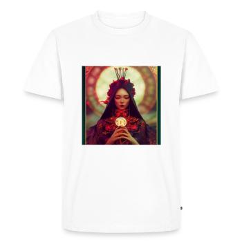 Doué - T-shirt Premium bio Homme - blanc - Devant - Nico (187cm)