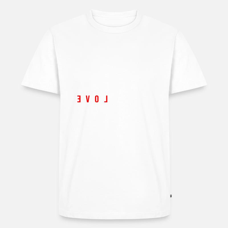 Evolution Licorne - T-shirt Premium bio Homme - blanc