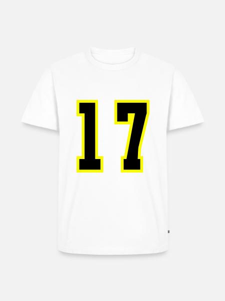 17 Number Leotard - Men's Premium Organic T-Shirt - white