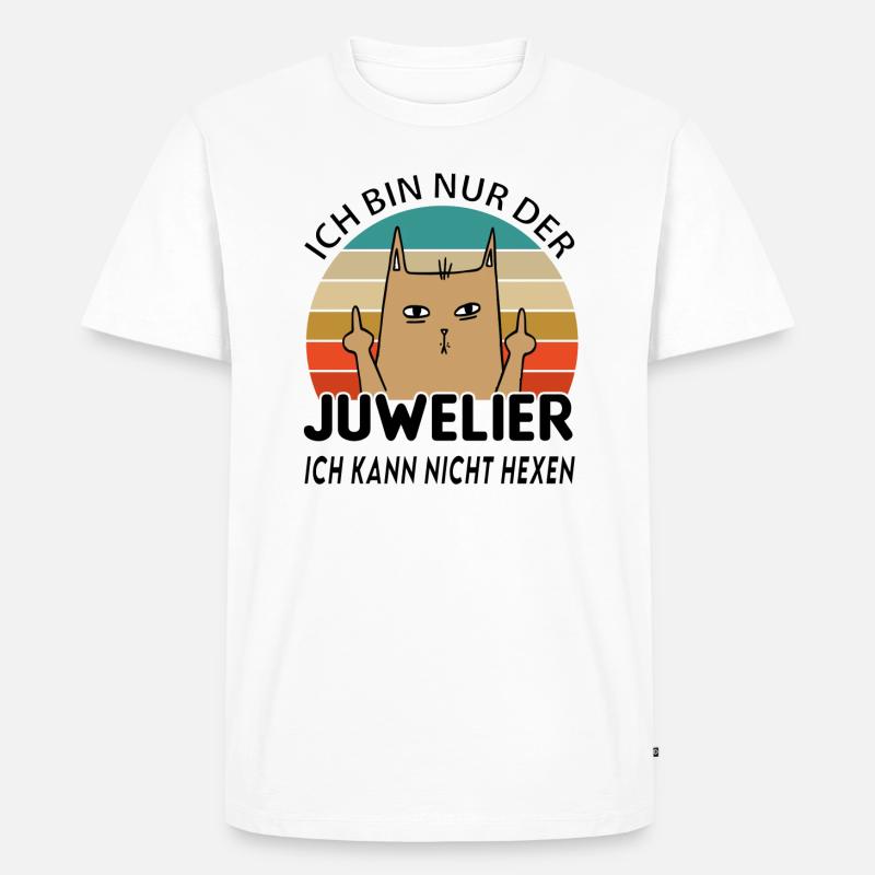 Juwelier - Männer Premium Bio T-Shirt - Weiß