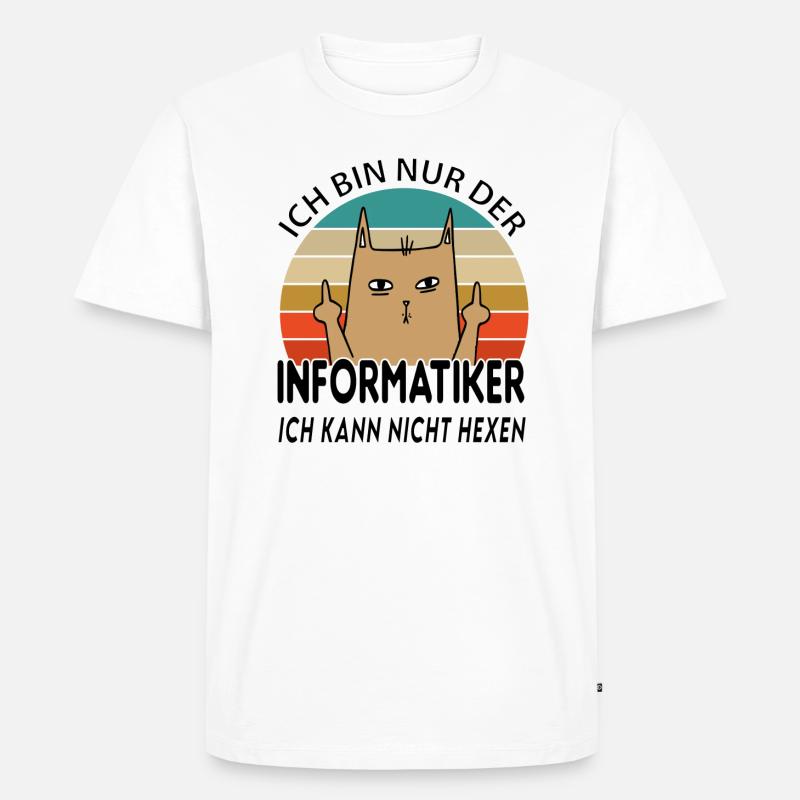 Informatiker - Männer Premium Bio T-Shirt - Weiß