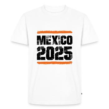 L’équipe du Mexique 2025 - T-shirt Premium bio Homme - blanc - Devant - Nico (187cm)
