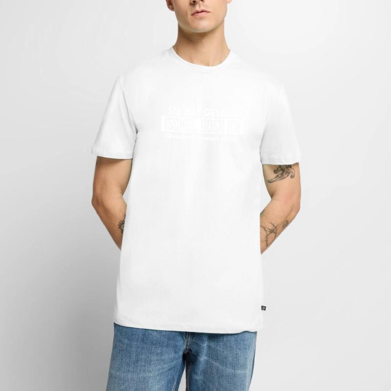 ischgl oder ich Männer Premium Bio T-Shirt