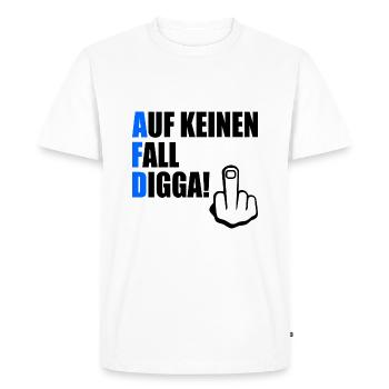 Certainement pas digga - T-shirt Premium bio Homme - blanc - Devant - Nico (187cm)
