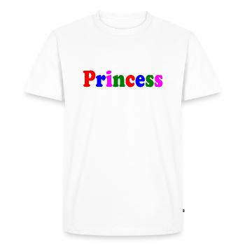 Princess - T-shirt Premium bio Homme - blanc - Devant - Nico (187cm)