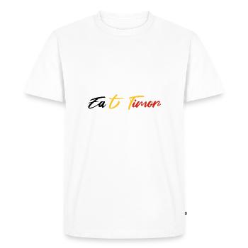 Timor oriental idée cadeau Timor oriental drôle Timor Leste - T-shirt Premium bio Homme - blanc - Devant - Nico (187cm)