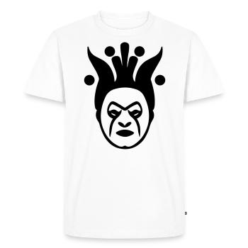 clown - T-shirt Premium bio Homme - blanc - Devant - Nico (187cm)