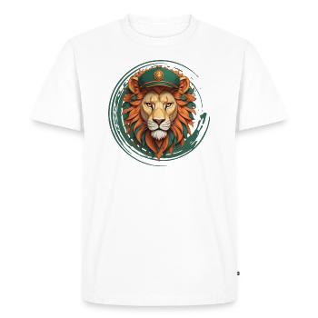 Rule the Jungle - Men's Premium Organic T-Shirt - white - Front - Nico (187cm)