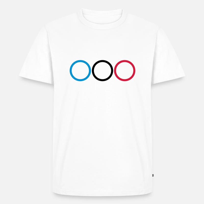 3_anneau - Männer Premium Bio T-Shirt - Weiß
