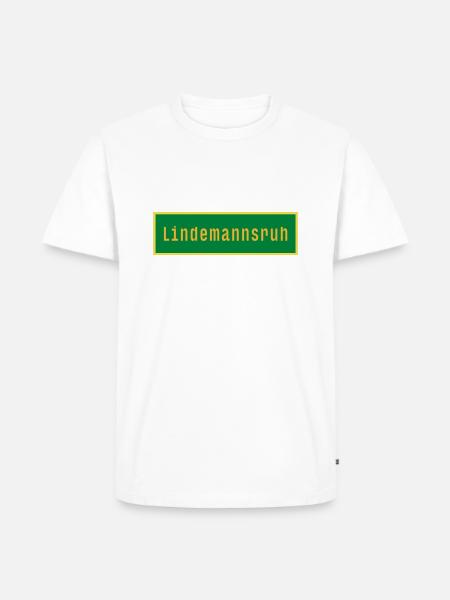 Lindemannsruh - Männer Premium Bio T-Shirt - Weiß