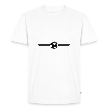 Bastia foot - T-shirt Premium bio Homme - blanc - Devant - Nico (187cm)